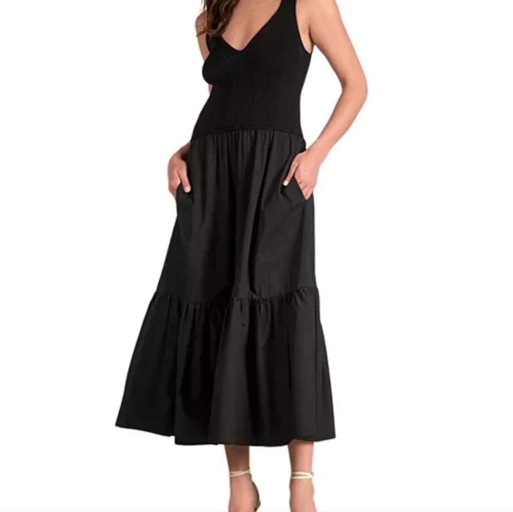 Elegant Black Maxi Dress